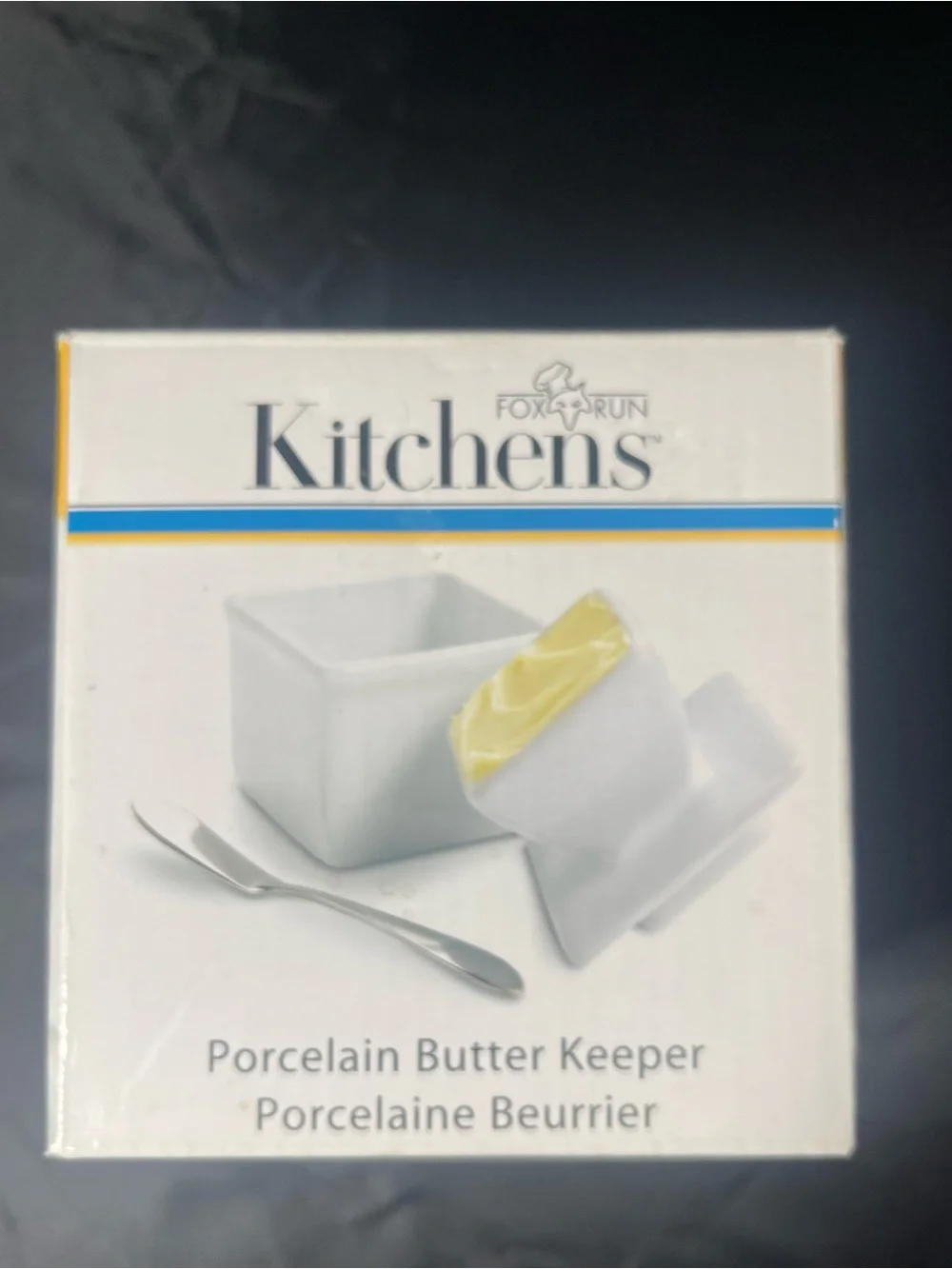 Porcelain Butter Keeper - White